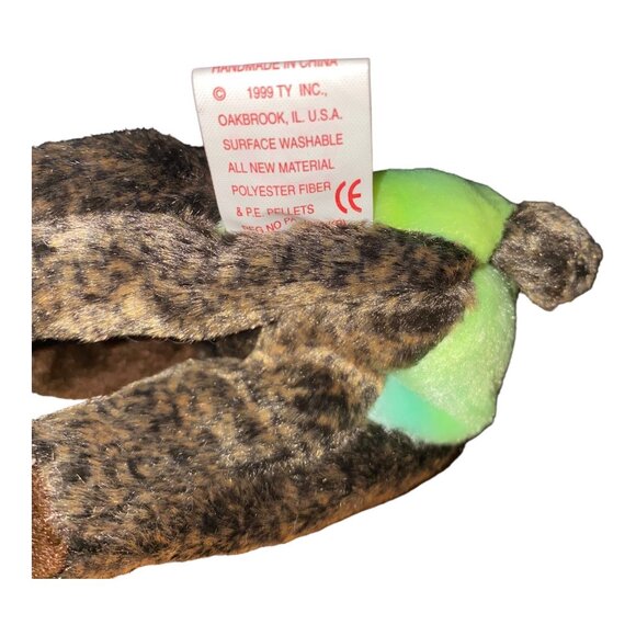 Ty Beanie Babies Cheeks Baboon 1999 Plush Stuffed Animal Hang 5th Gen Tush 7th G - Picture 8 of 9